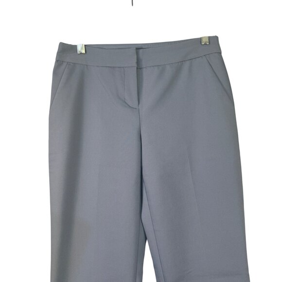 Express Womens Columnist Barely Boot Mid Rise Pants Size 2 Blue Polyester Blend - Picture 2 of 7